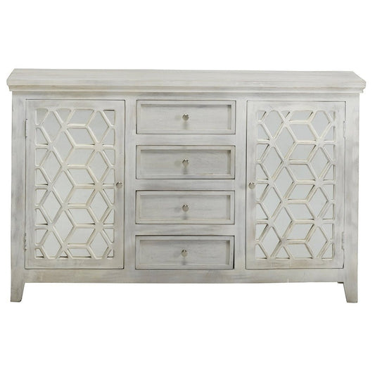 Furniture Home Hand Carved Mirrored Sideboard – handcrafted solid wood furniture