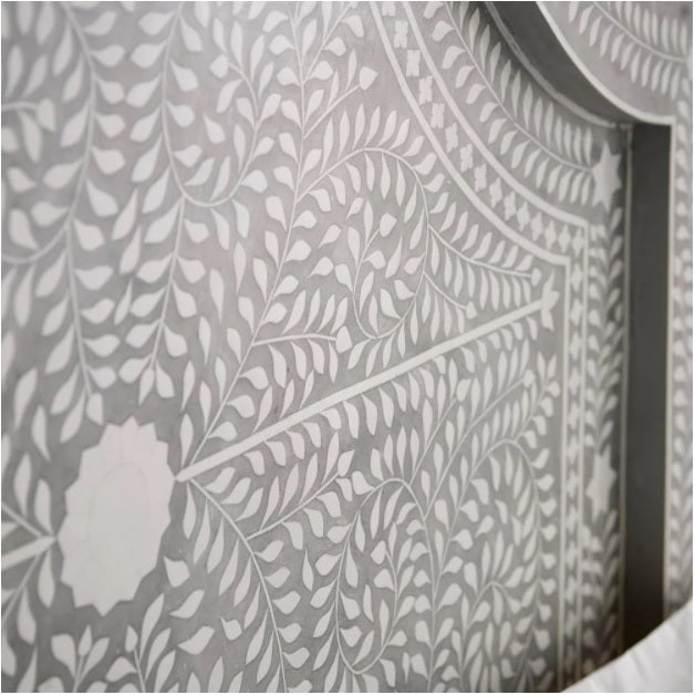 Furniture Home Handmade Bone inlay Bed – handcrafted solid wood furniture