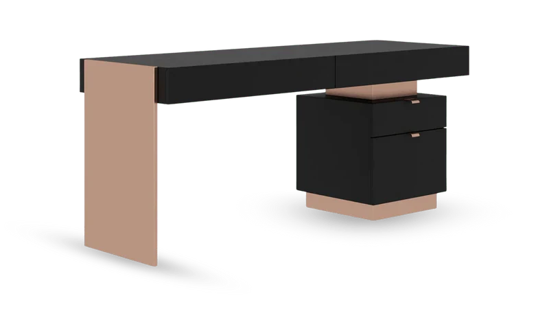 Hugo Modern Solid Wooden Home/Office Desk – handcrafted solid wood furniture