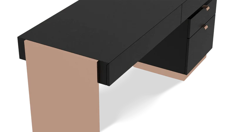 Hugo Modern Solid Wooden Home/Office Desk – handcrafted solid wood furniture