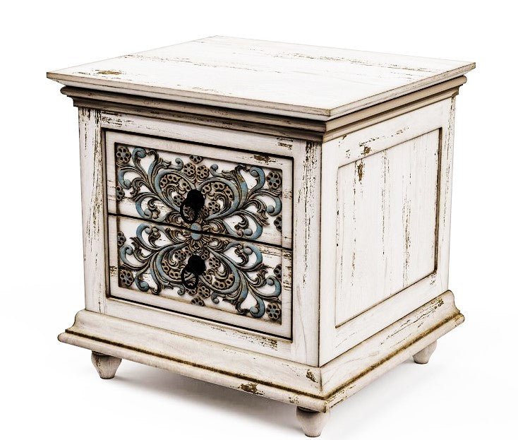 Huma Hand Carved Solid Wooden Bed / Bedroom Set by Furniture Home LLC – handcrafted solid wood furniture made in India