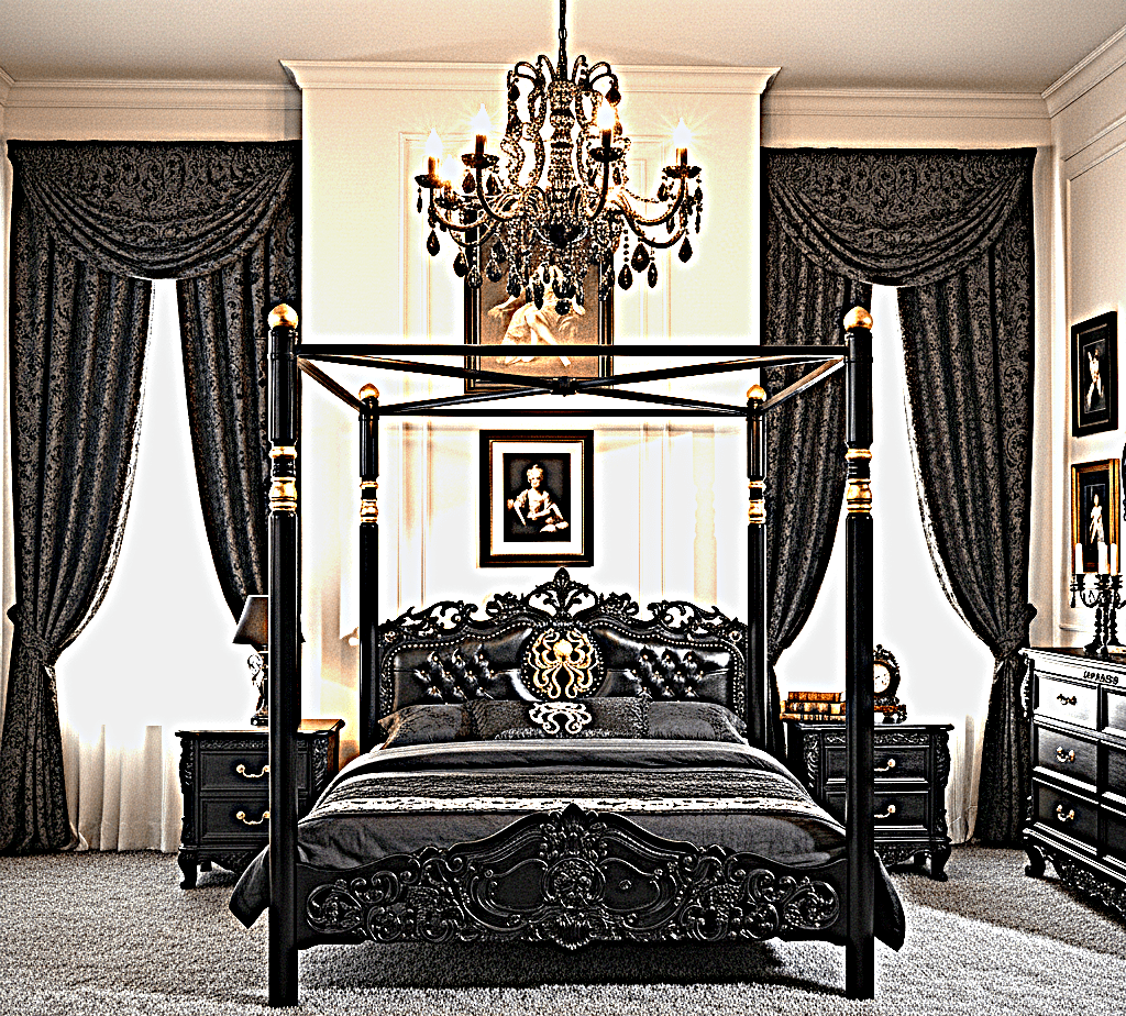 Huni Solid Mango Wood Hand Carved Bed by Furniture Home LLC – handcrafted solid wood furniture made in India