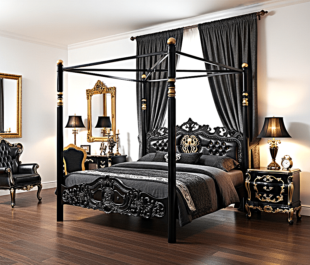 Huni Solid Mango Wood Hand Carved Bedside – handcrafted solid wood furniture