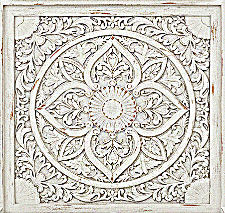 Ilano Weathered Hand - carved Solid Mango Wood Canopy Platform Bed – handcrafted solid wood furniture