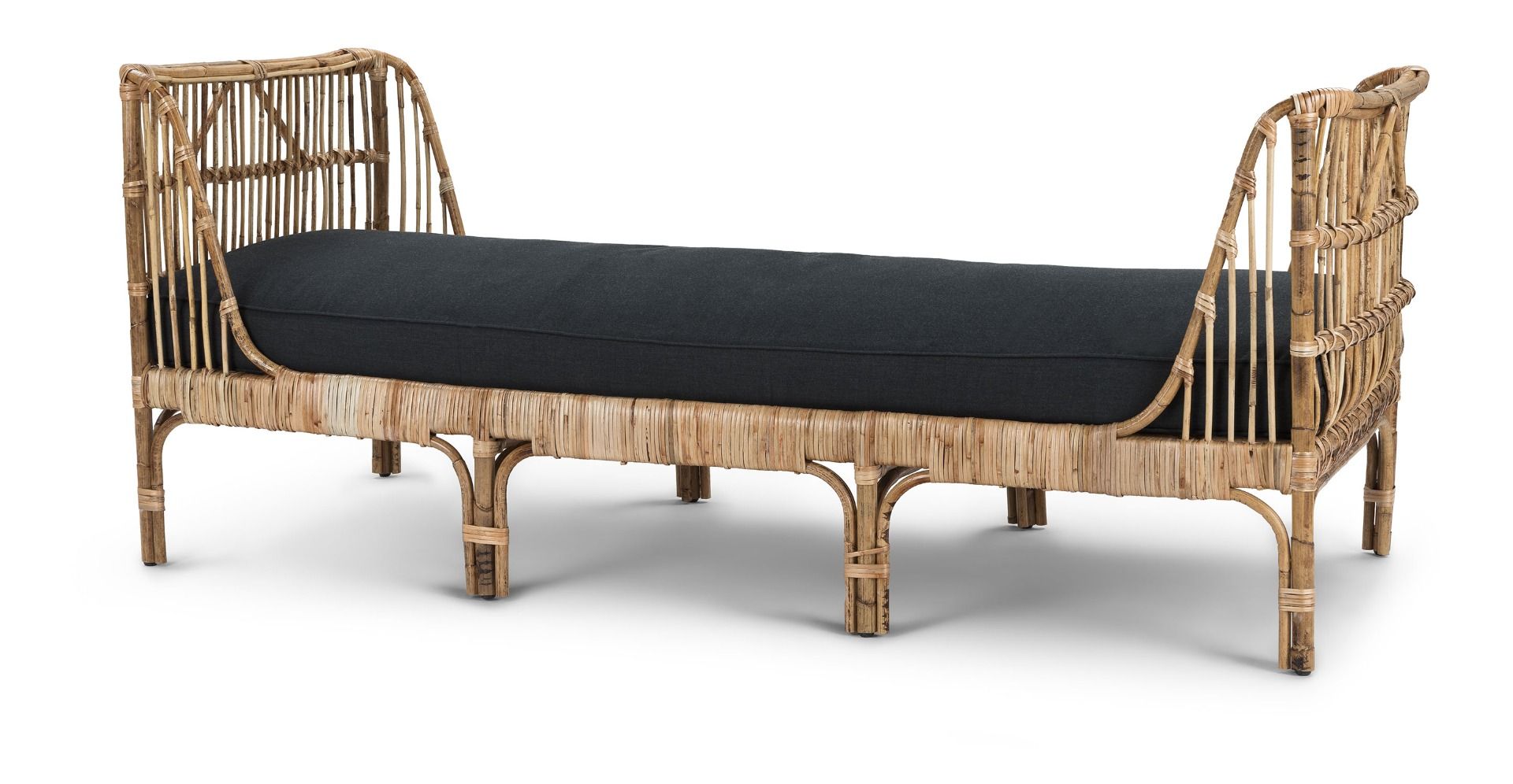 LANA Rattan Daybed – handcrafted solid wood furniture