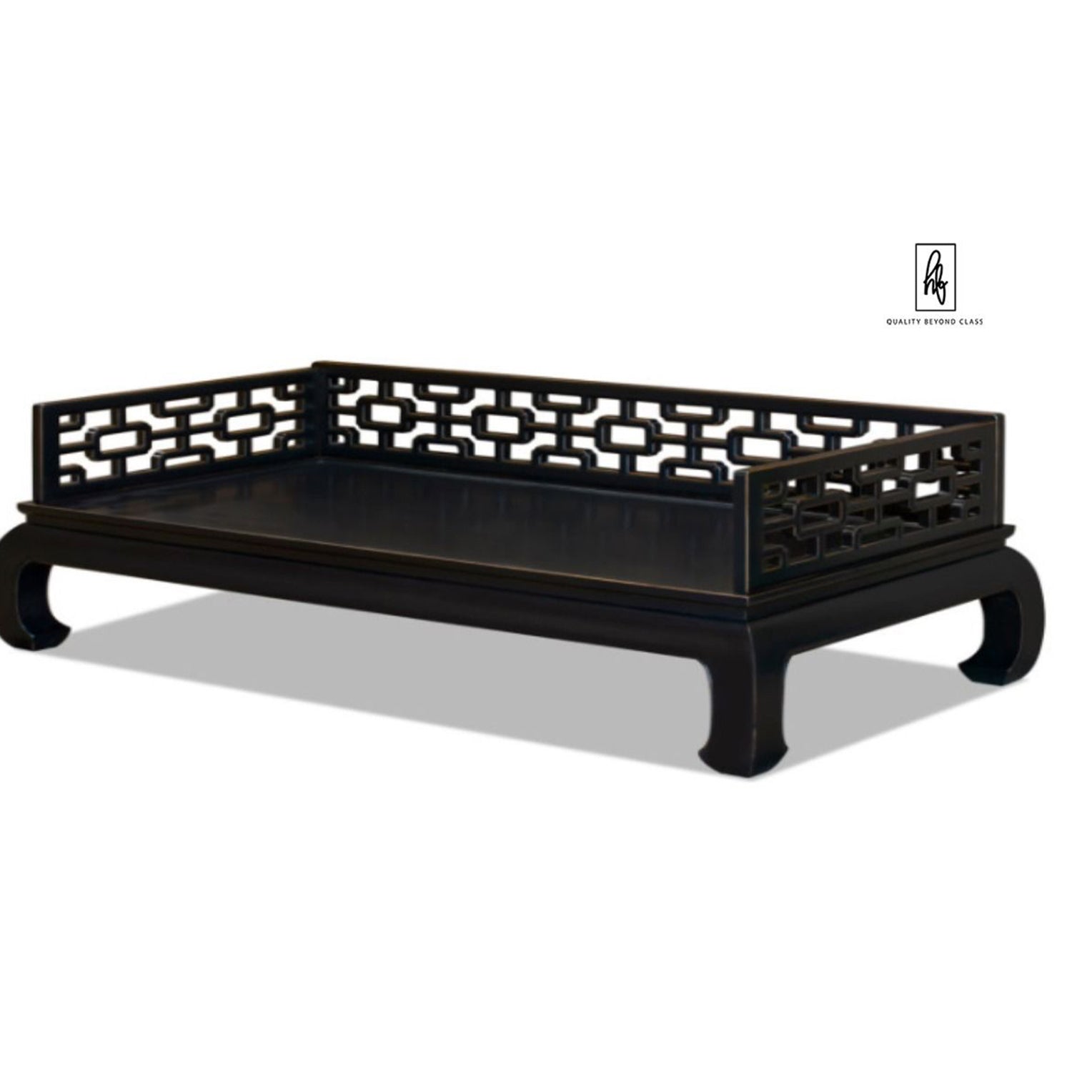 MAGI Solid Mango Wood Hand Carved Daybed – handcrafted solid wood furniture