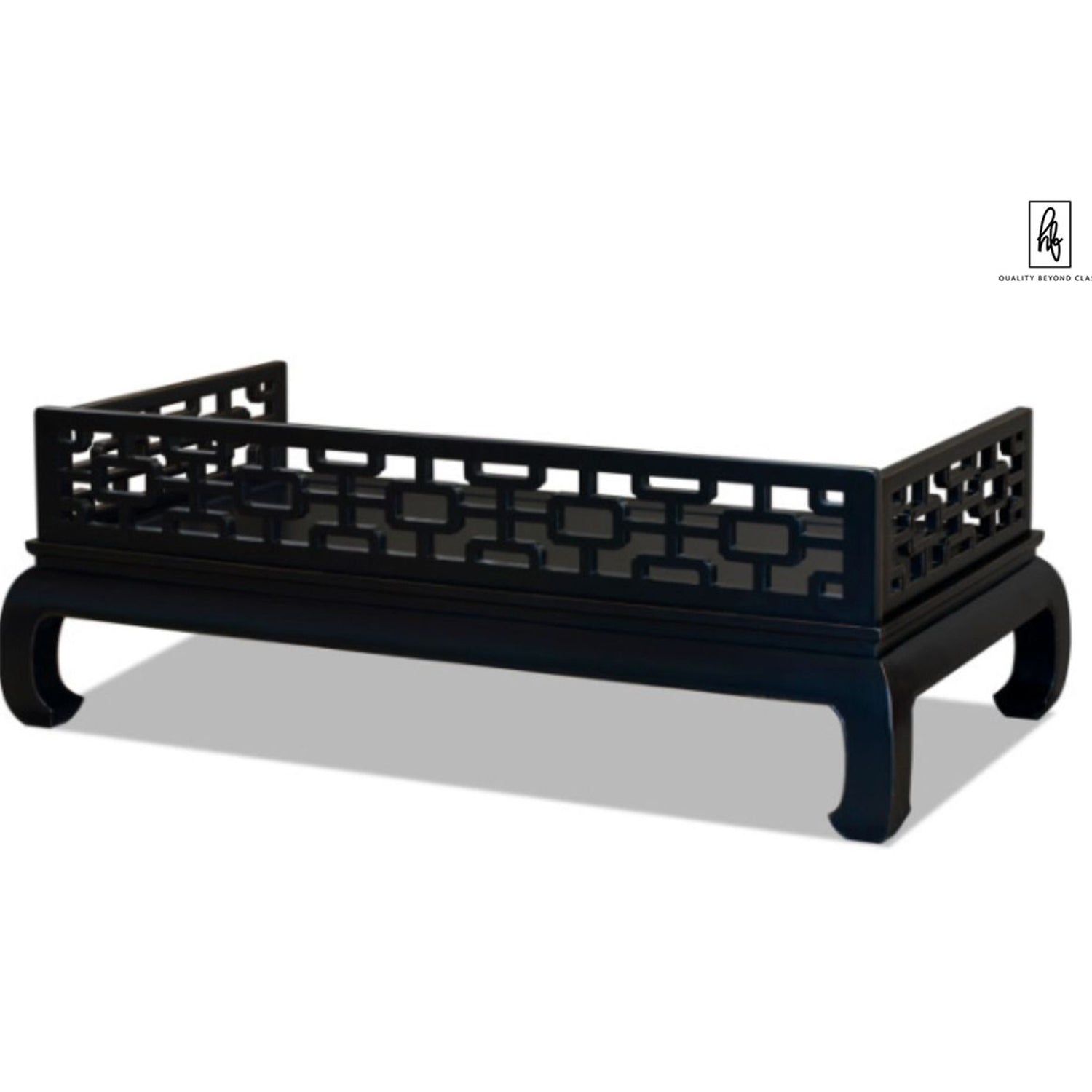 MAGI Solid Mango Wood Hand Carved Daybed – handcrafted solid wood furniture