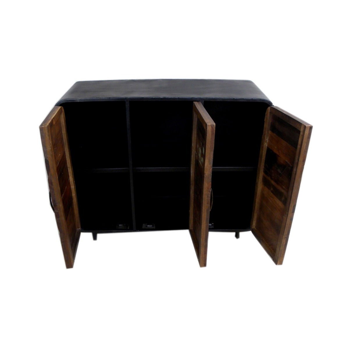 Miller Iron Timber Multicolor Sideboard – handcrafted solid wood furniture