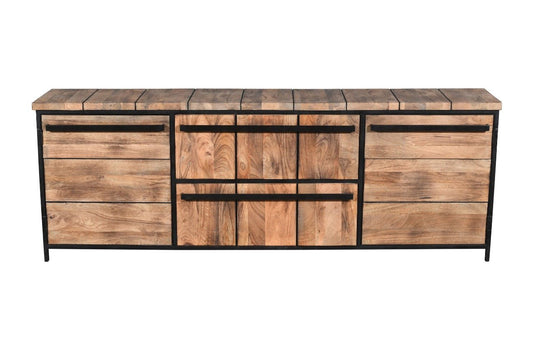 Nadia Mango Wood TV Console – handcrafted solid wood furniture