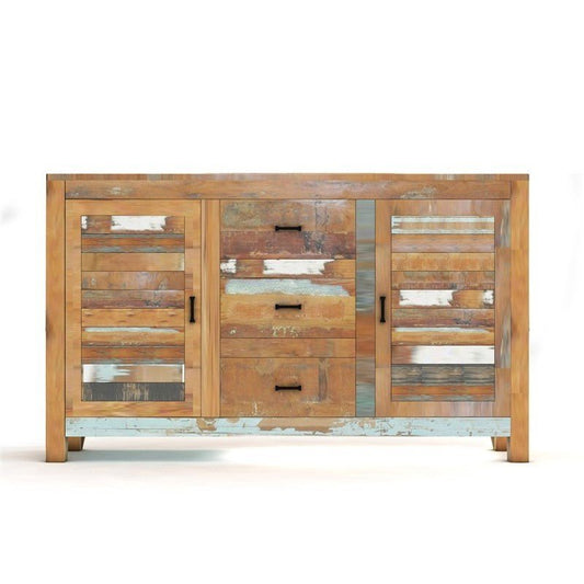NIRVANA MULTI - COLOR TIMBER SIDEBOARD M - 150 - 30 - 90 – handcrafted solid wood furniture
