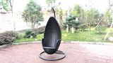 Evan Allen - Aluminum Framed Rattan Swing Chair