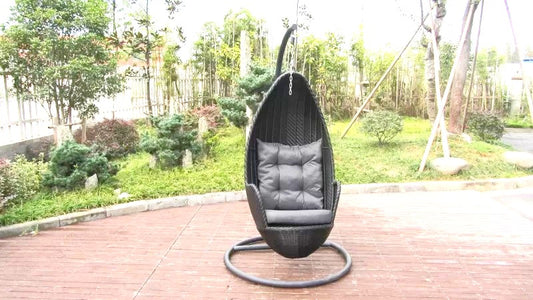 Evan Allen - Aluminum Framed Rattan Swing Chair