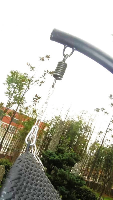 Evan Allen - Aluminum Framed Rattan Swing Chair