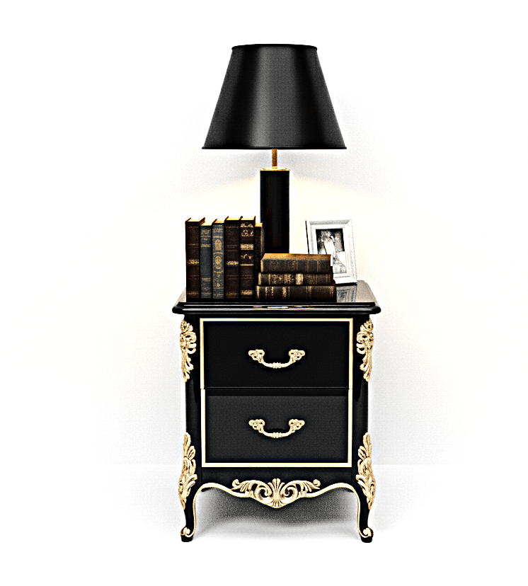 Prince Hand Carved Solid Wooden Platform Bed - Furniture Home LLC