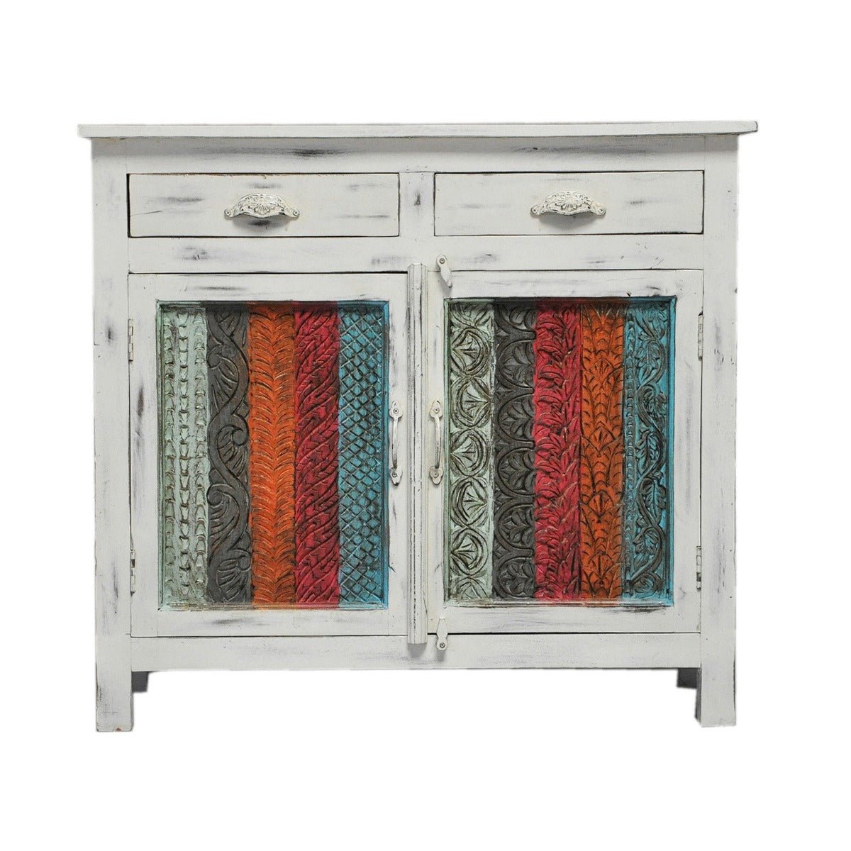 Rainbow Carved Wooden Sideboards & Cabinets by Furniture Home LLC – handcrafted solid wood furniture made in India