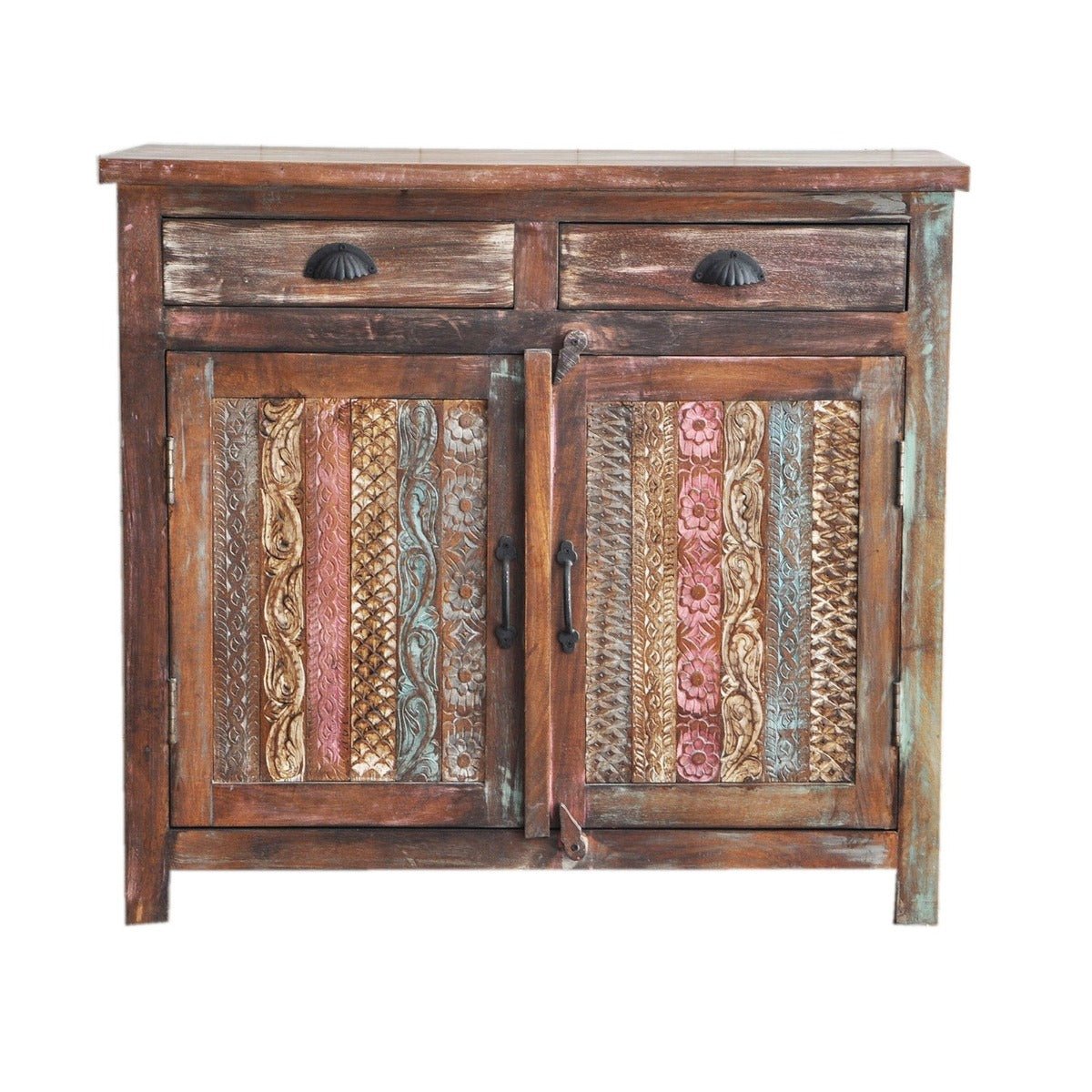 Rainbow Carved Wooden Sideboards & Cabinets by Furniture Home LLC – handcrafted solid wood furniture made in India