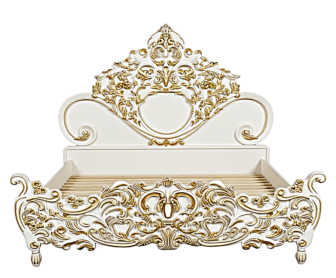 Royalty Solid Mango Wood Hand Carved Platform Bed – handcrafted solid wood furniture