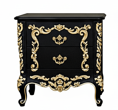 Royalty Solid Mango Wood Hand Carved Platform Bed – handcrafted solid wood furniture