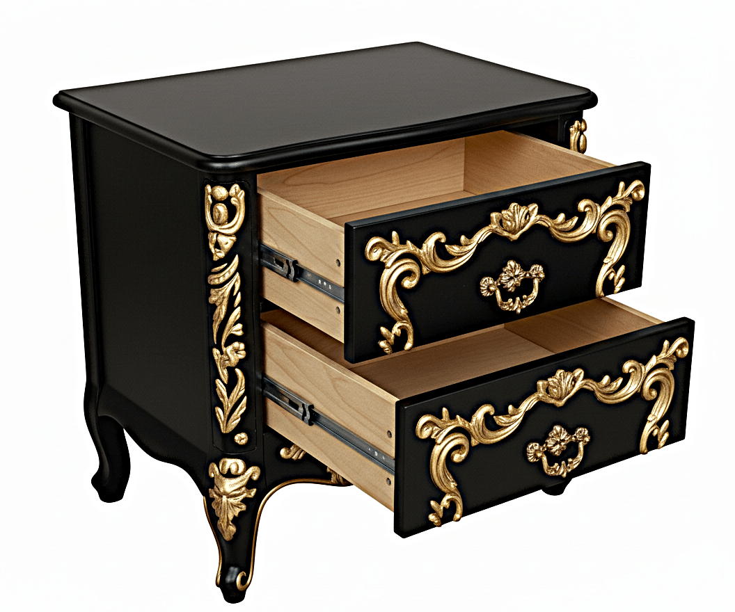 Royalty Solid Mango Wood Hand Carved Platform Bed – handcrafted solid wood furniture