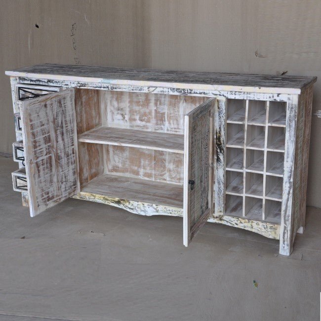 Rustica Wooden Sideboards & Cabinets White – handcrafted solid wood furniture