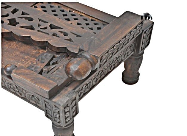 Silaw Hand Carved solid wooden indoor / Outdoor Daybed – handcrafted solid wood furniture