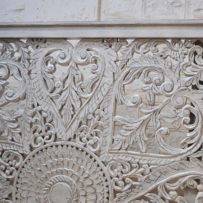 Victorian Hand Carved Wooden Kerri Bed Frame King/ Queen – handcrafted solid wood furniture