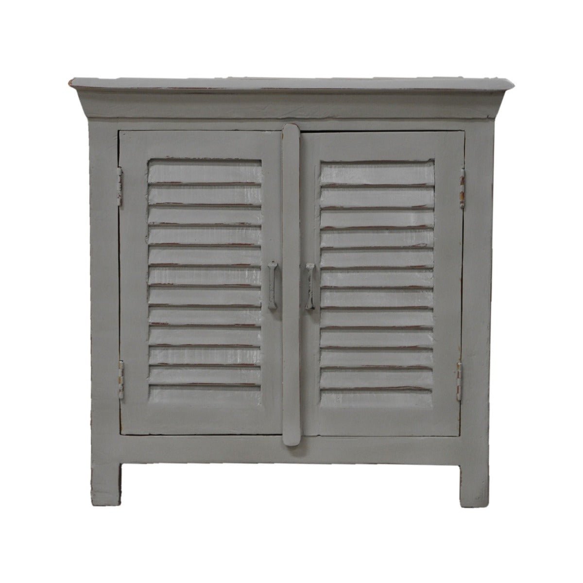 Wooden Sideboard, Kitchen Cabinet with Shutter Sliding Doors – handcrafted solid wood furniture