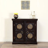 Small Antique Brass Decor Sideboard/Cabinet