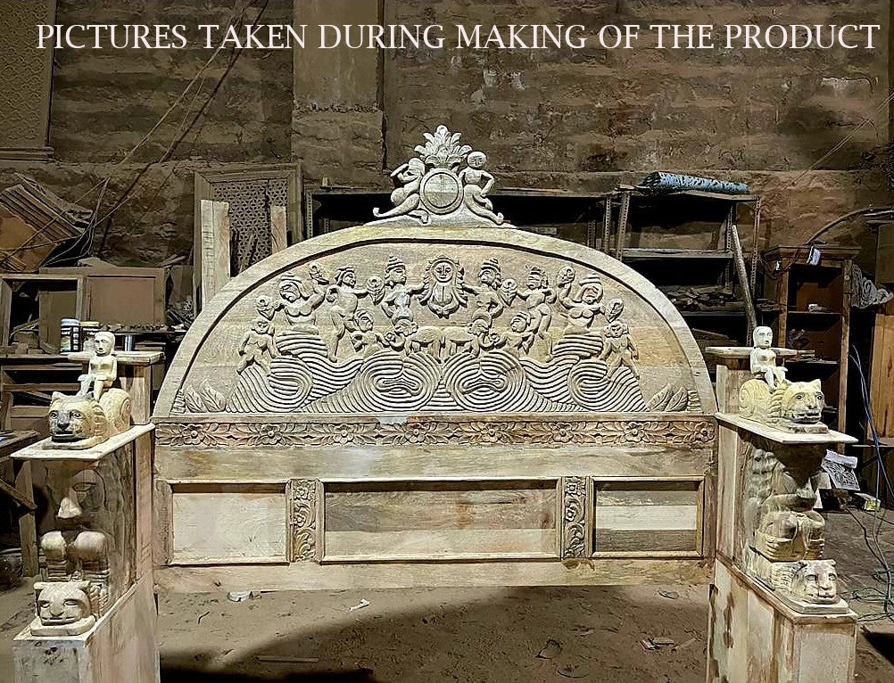 Daze Hand Carved Gothic Bed