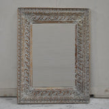 Hand Carved Designer Mirror Frame Distressed