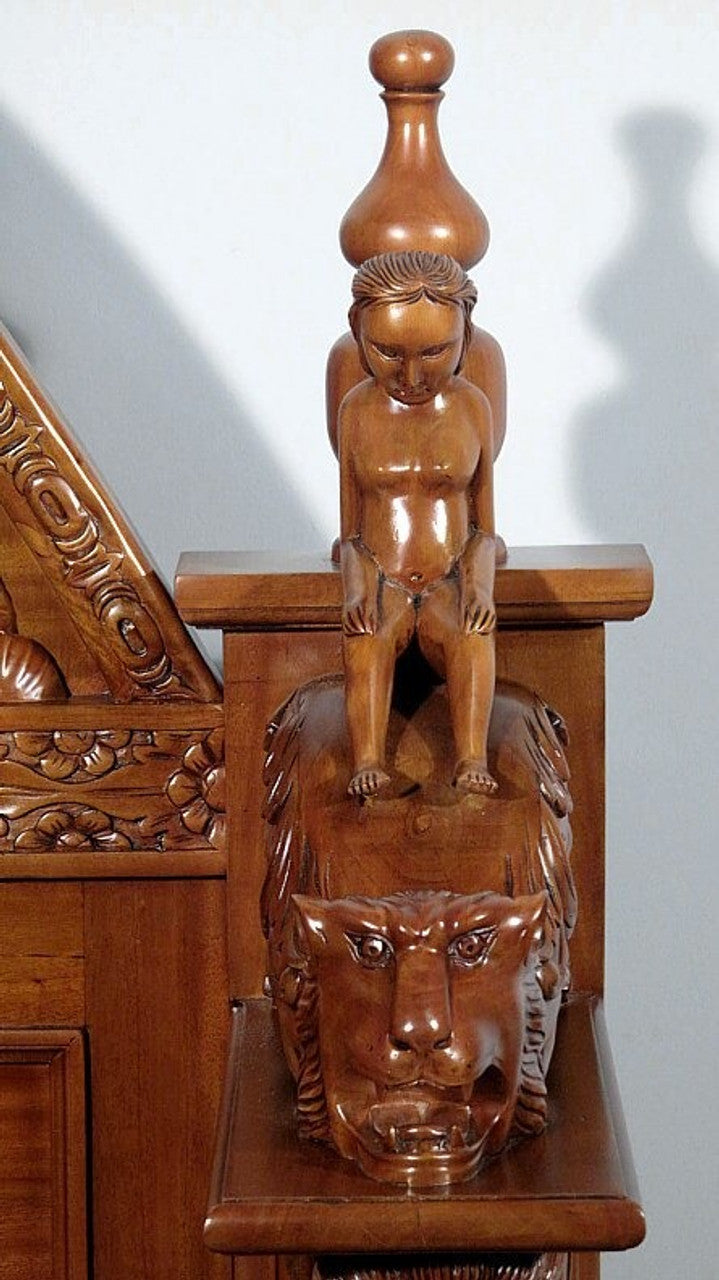 Daze Hand Carved Gothic Bed