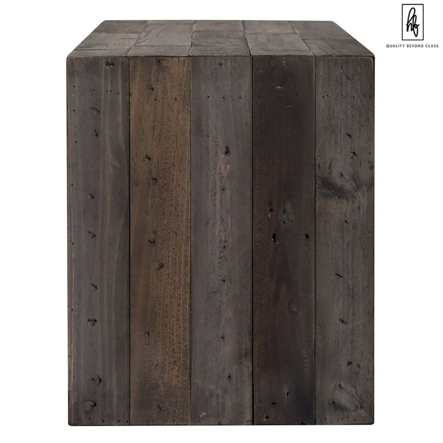 SACHI Industrial Grey Vintage Bench