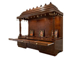 Shraddha Hand Carved Indian Solid Wood Indoor Temple / Mandir