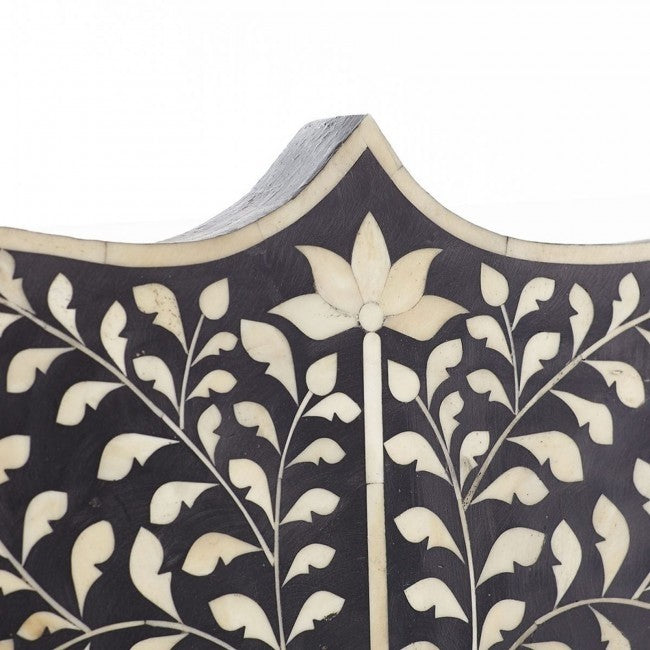 Bone Inlaid wooden wall panel/bed head board/bedhead