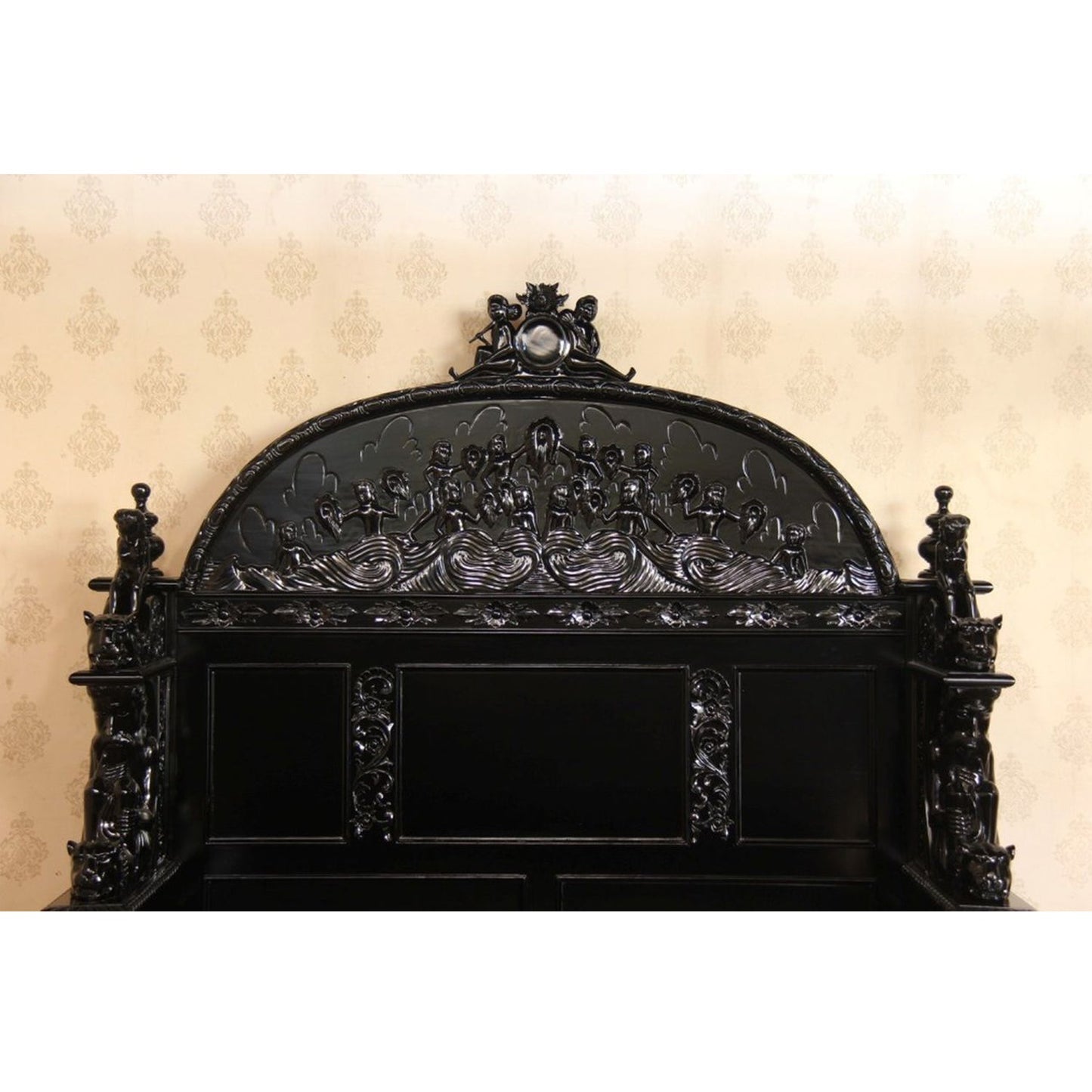 Daze Hand Carved Gothic Bed