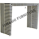 LOHA Handmade Bone Inlaid, Solid Wooden Console Table