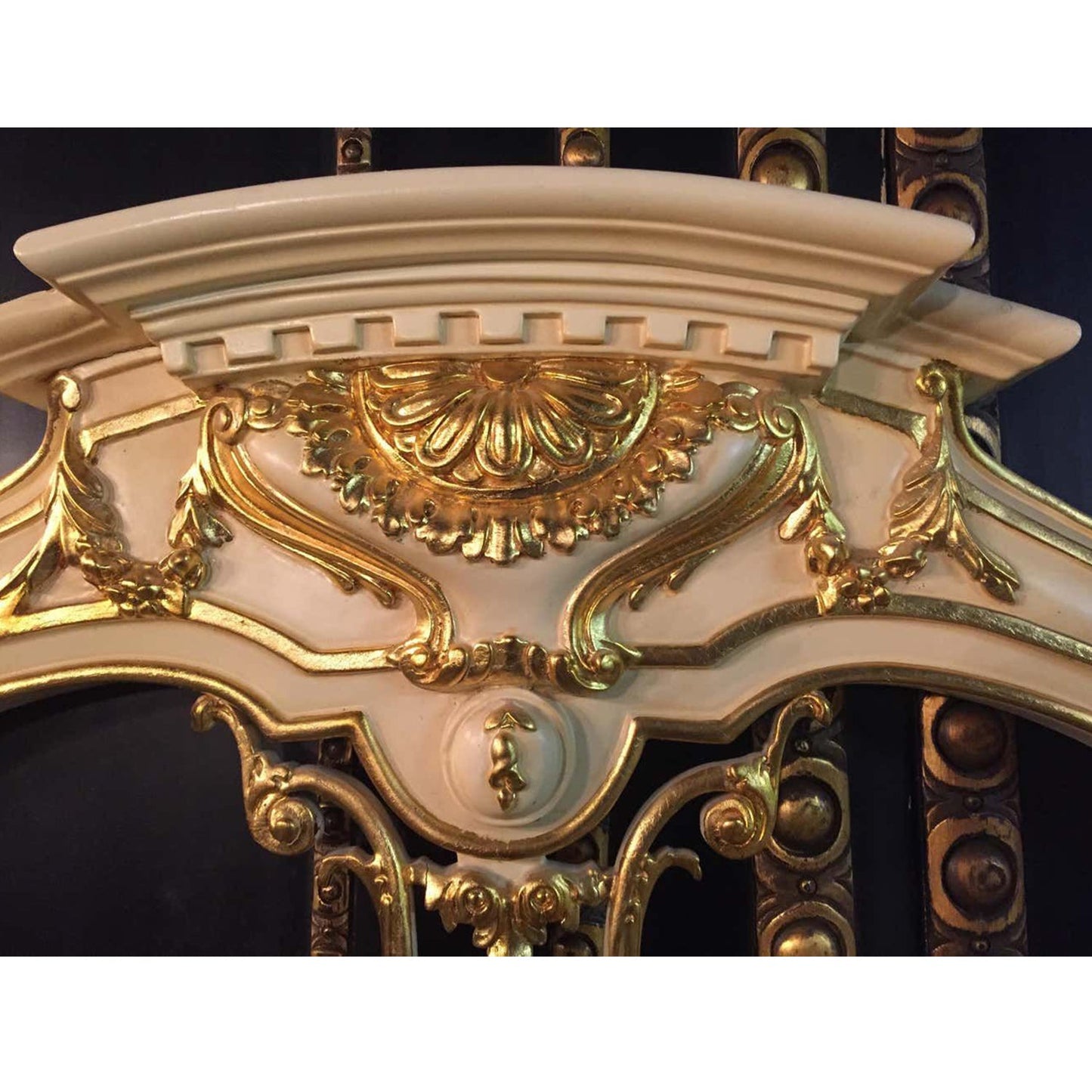 SASSY Solid Mango Wood Indian Hand Carved Bed