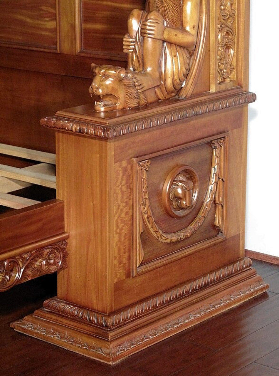 Daze Hand Carved Gothic Bed