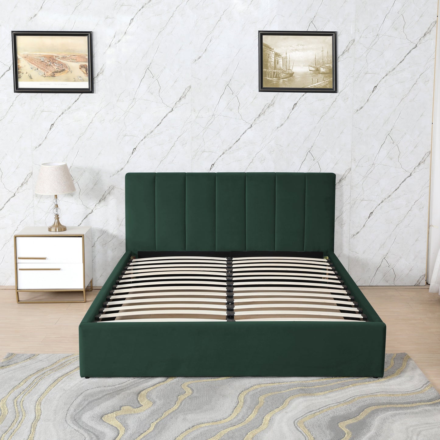 HF1505 Upholstered Bed Frame