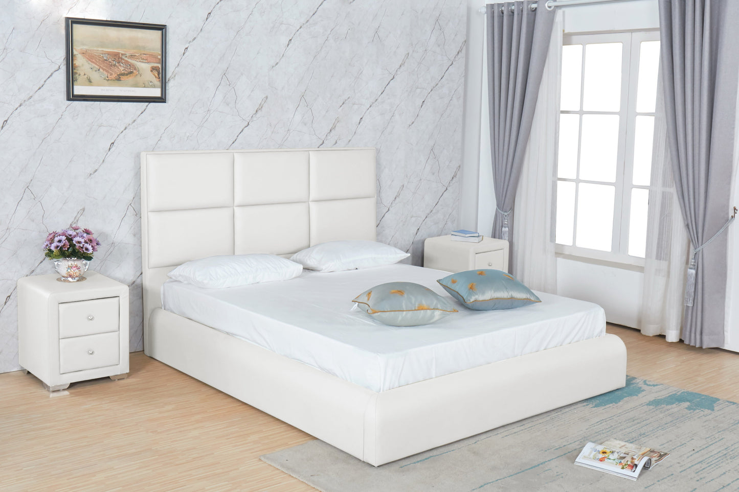 HF1616 Upholstered Bed Frame