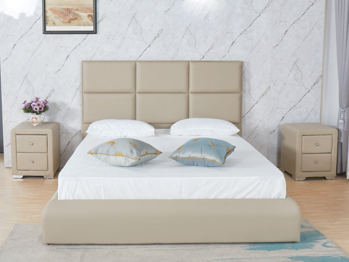 HF1616 Upholstered Bed Frame