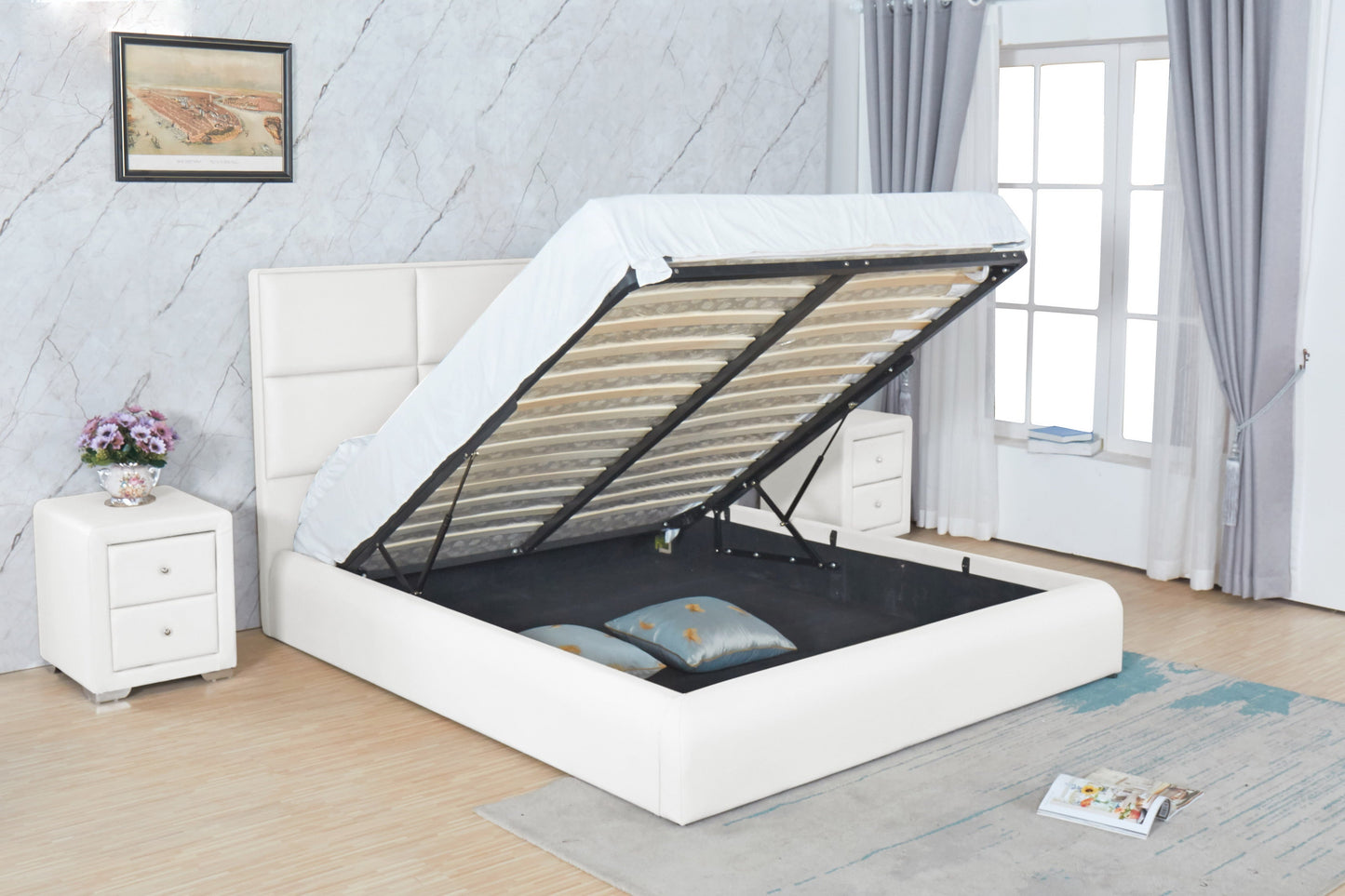 HF1616 Upholstered Bed Frame