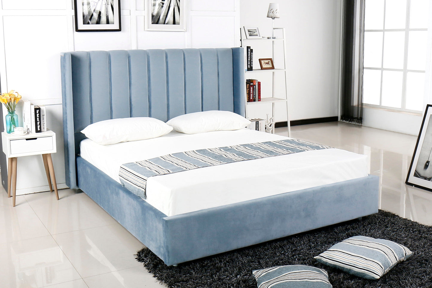 HF1804 Upholstered Bed Frame