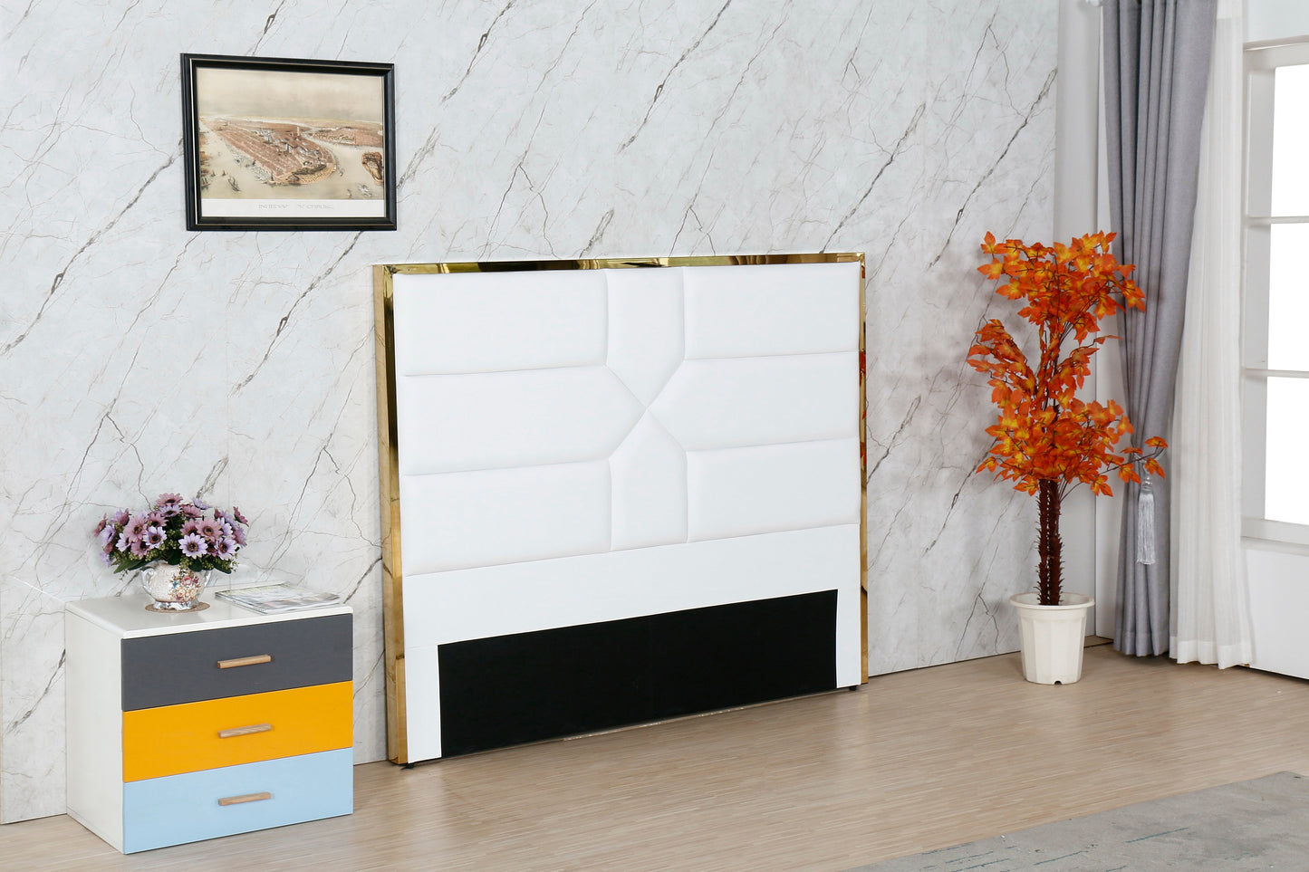 HF1902 Upholstered Bed Frame