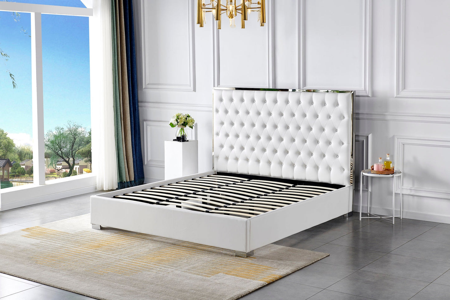 HF1910 Upholstered Bed Frame