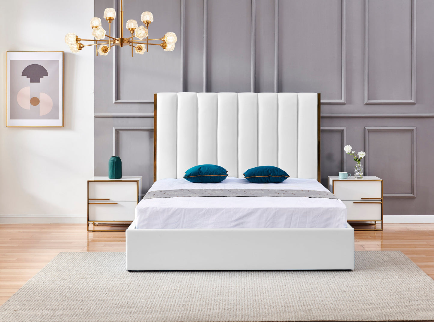 HF2002 Upholstered Bed Frame