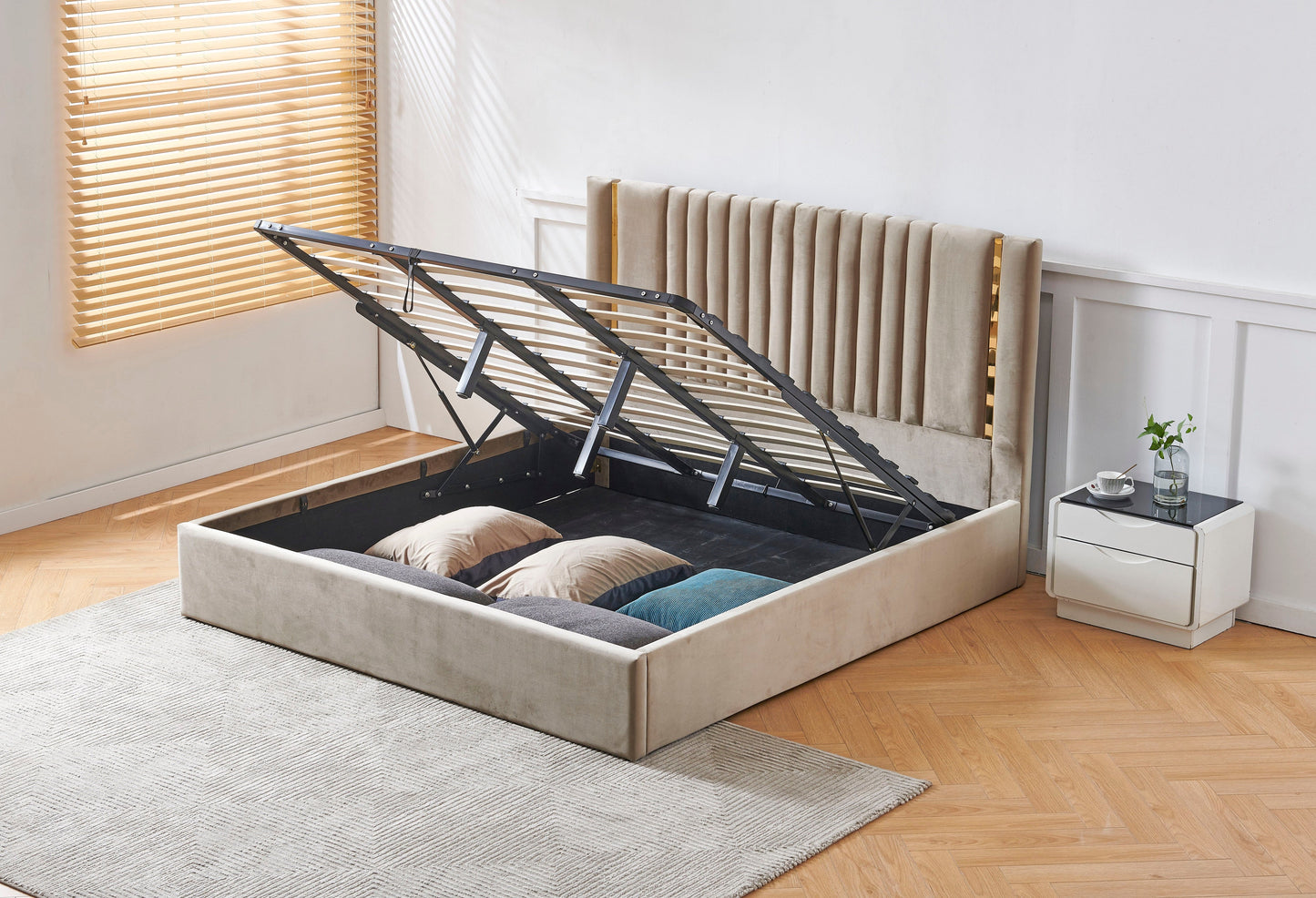 HF2110 Upholstered Bed Frame