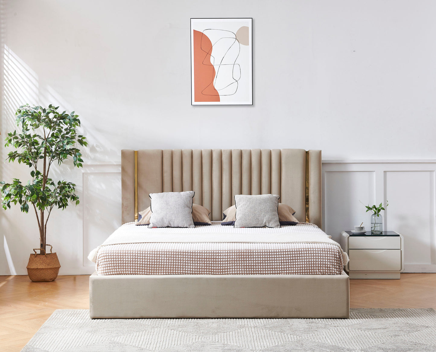 HF2110 Upholstered Bed Frame