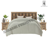 KARINA Solid Wood Traditional Platform Bed