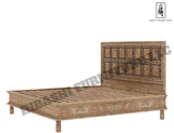 KARINA Solid Wood Traditional Platform Bed